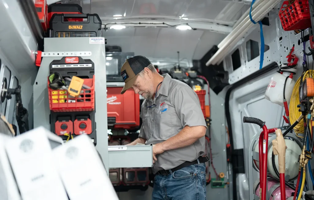 HVAC contractor Mustang OK