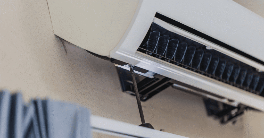 AC Blowing Hot Air